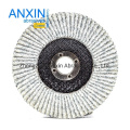 4-1/2"*7/8" High Quality Aluminum Alloy Polishing Ceramic Grain Flexible Flap Disc Made in China